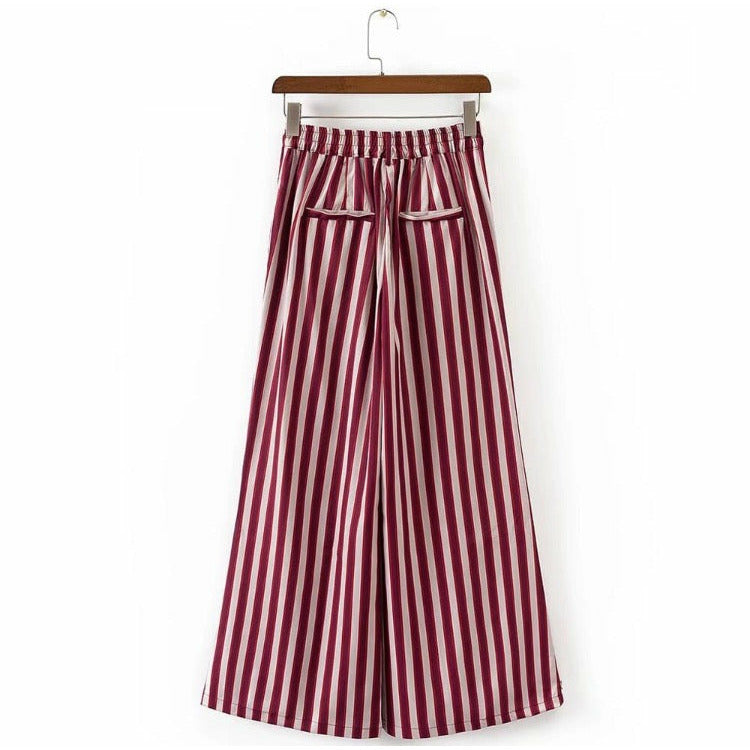 Red Stripe Pants