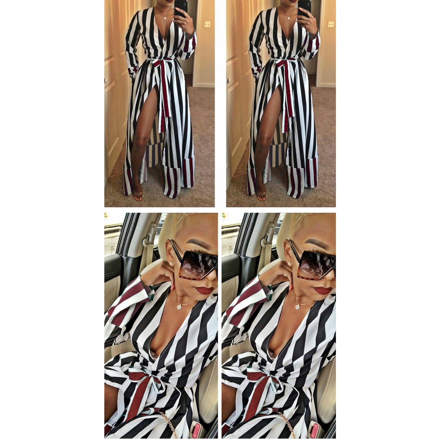 Stripes Duster Dress