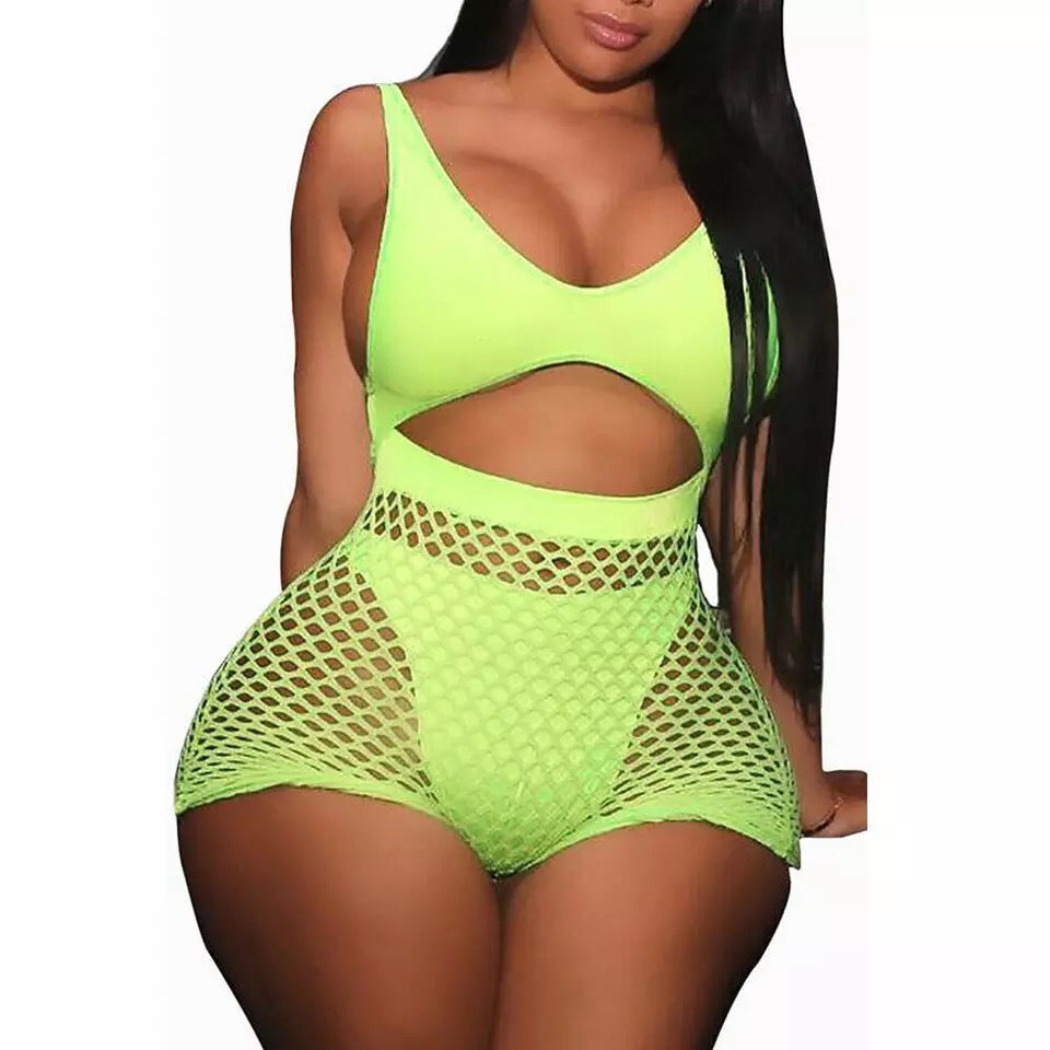 One Piece Shorty Swimsuit