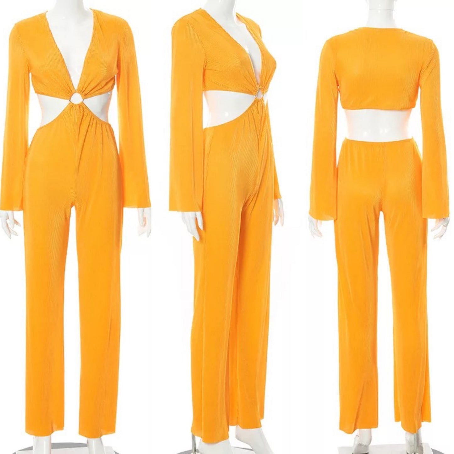 Orange Sherbet Jumpsuit