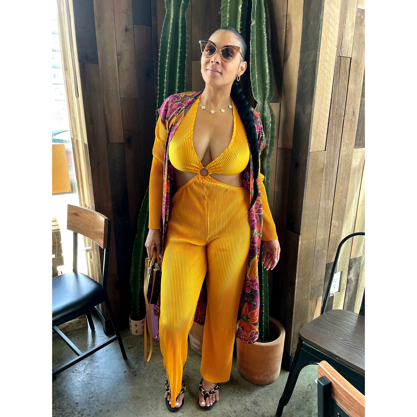 Orange Sherbet Jumpsuit