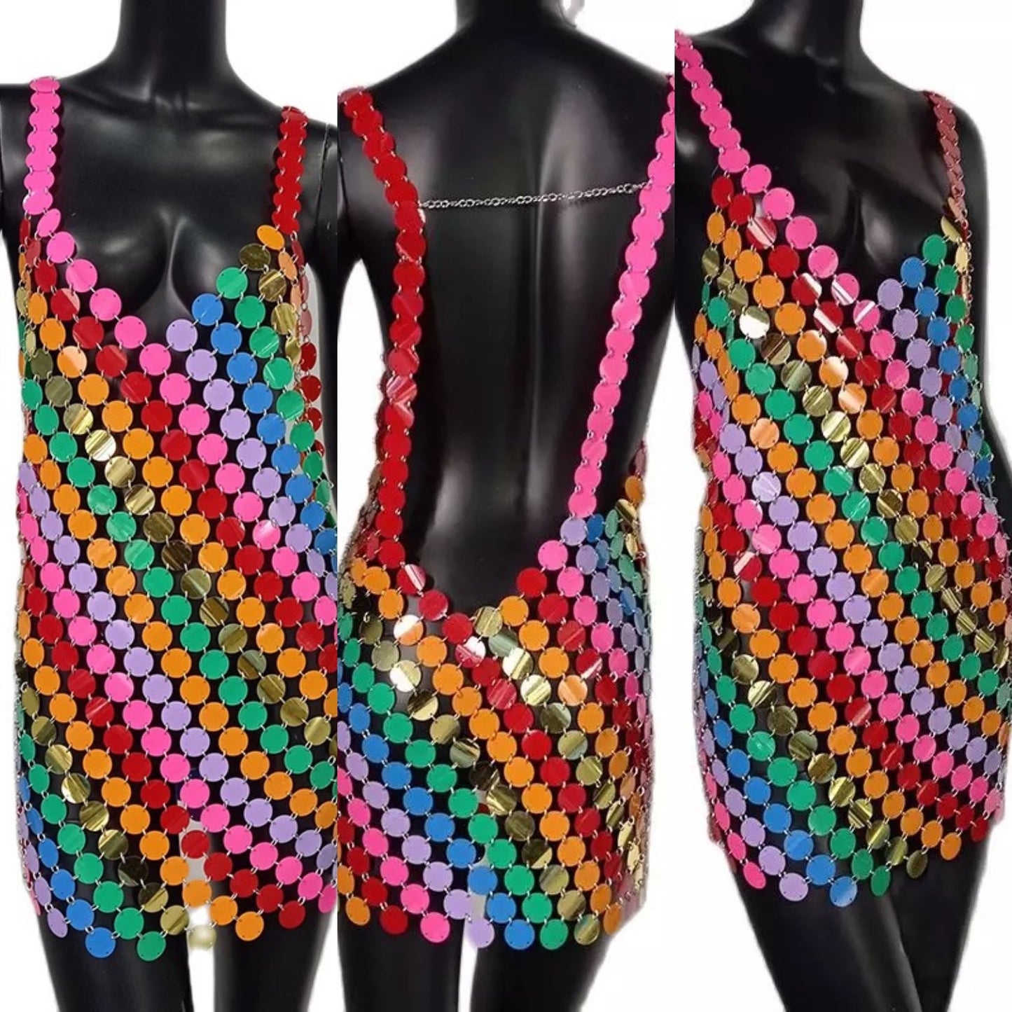 Sequins Harness Dress